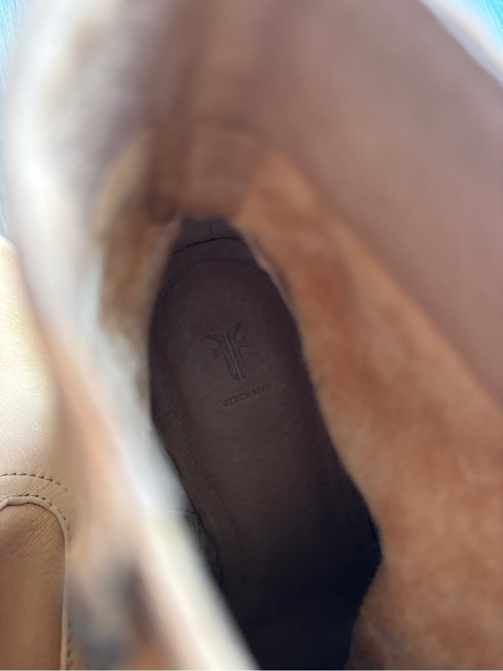Frye Women's Essa Leather Bootie in Sand 8.5 - Picture 8 of 8